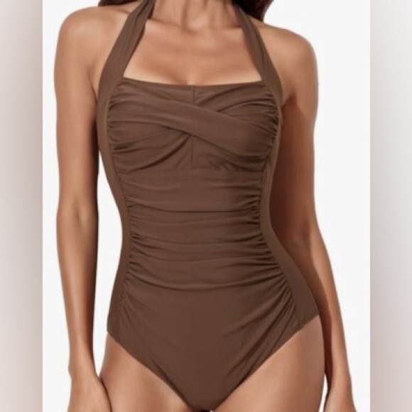 Other - One Piece Bathing Suit for Women Vintage Womens Swimsuits Tummy Control Retro L